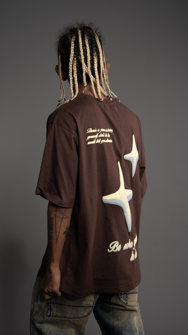 BE YOURSELF OVERSIZED TEE