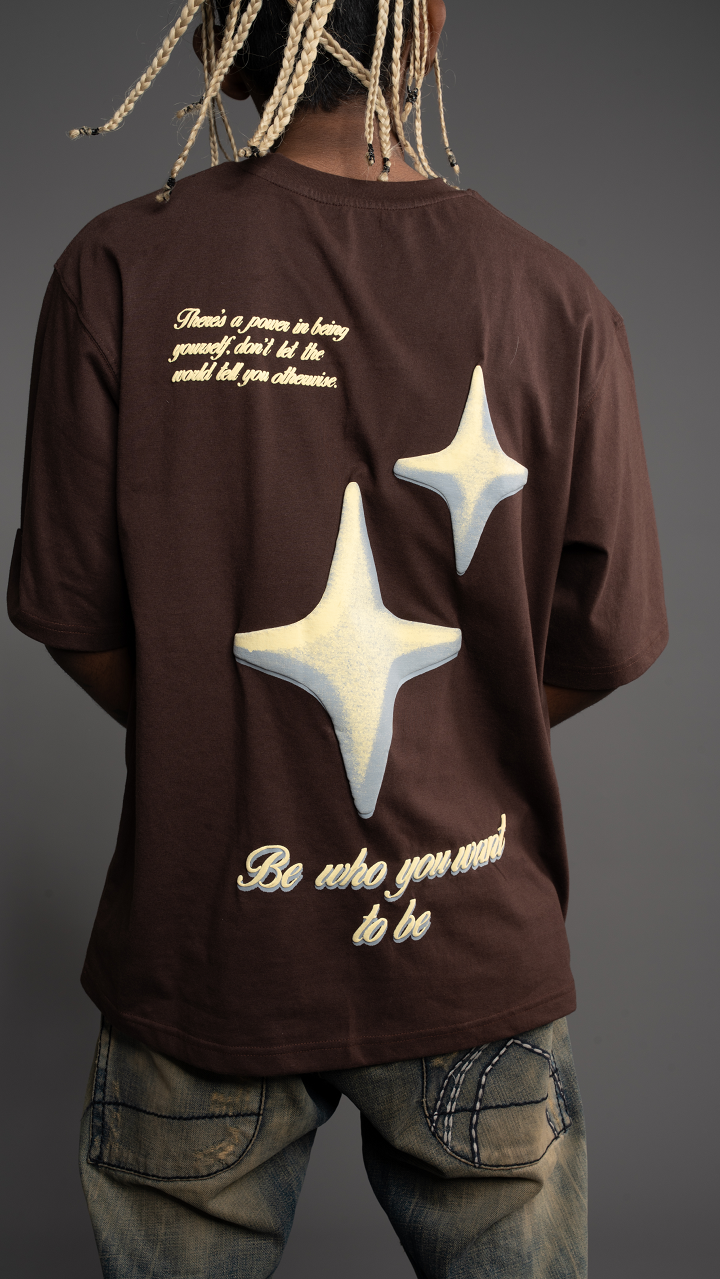 BE YOURSELF OVERSIZED TEE